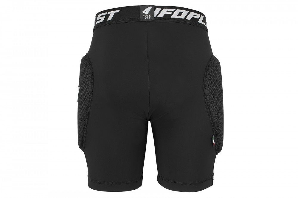 img_79781e47ca33577d5a20a68e71676466.jpg UFO Pantaloncino Protettivo MOTOCROSS REBORN MV6 con Protezioni Laterali colore Nero - immagine 1