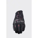 Guanti FIVE touring/adventure TFX-1 AIRFLOW SHORT BLACK/FLUO RED