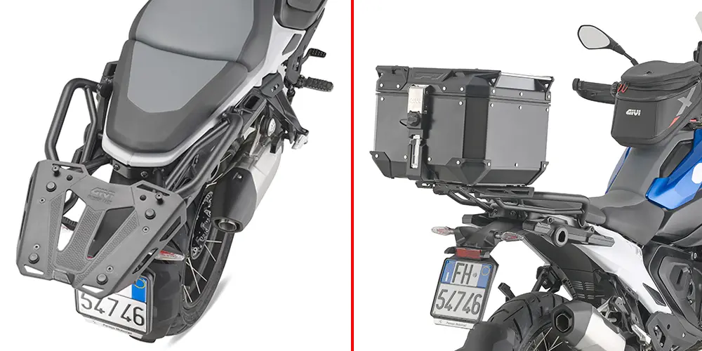 img_7c82f7839c7bc4bf99111335677f8c1d.jpg Attacco posteriore Givi SR5143 per BMW R 1300 GS, specifico per bauletto Monokey, MONTA SOLO in sostituzione al portapacchi originale opzionale BMW - immagine 1