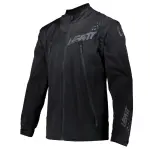 LEATT Giacca Moto 4.5 Lite ultra leggera e impermeabile con maniche rimovibili NERA