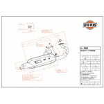 MARMITTA SITO SITOPLUS per BETA- MALAGUTI - MBK - YAMAHA art. 0556