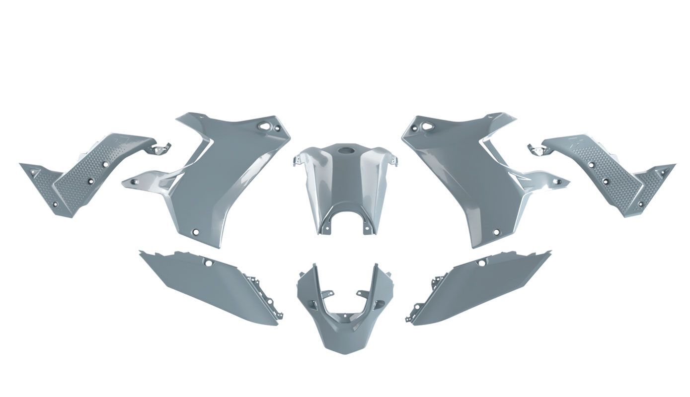 img_862230ccaacb3b9281f927ae1636f570.jpg KIT PLASTICHE per YAMAHA Tenere' 700 GREY - immagine 1