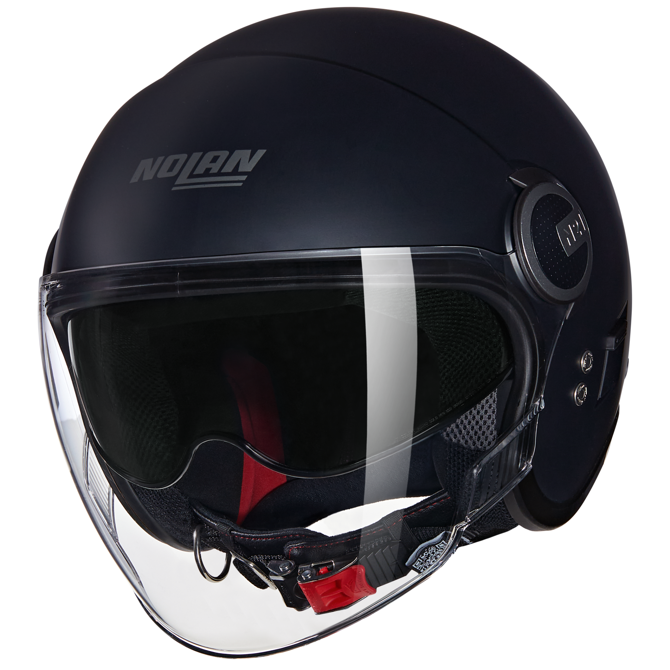 img_8736e555498873d81eb8bdee35ee15e0.png Casco Jet NOLAN N21 VISOR CLASSICO FLAT BLACK COL. 302 ECE 22.06 - immagine 1