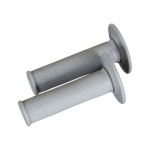 COPPIA MANOPOLE FUORISTRADA RENTHAL FULL DIAMOND SOFT - LIGHT GREY