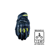 Guanti FIVE X-RIDER WP BLACK/FLUO YELLOW