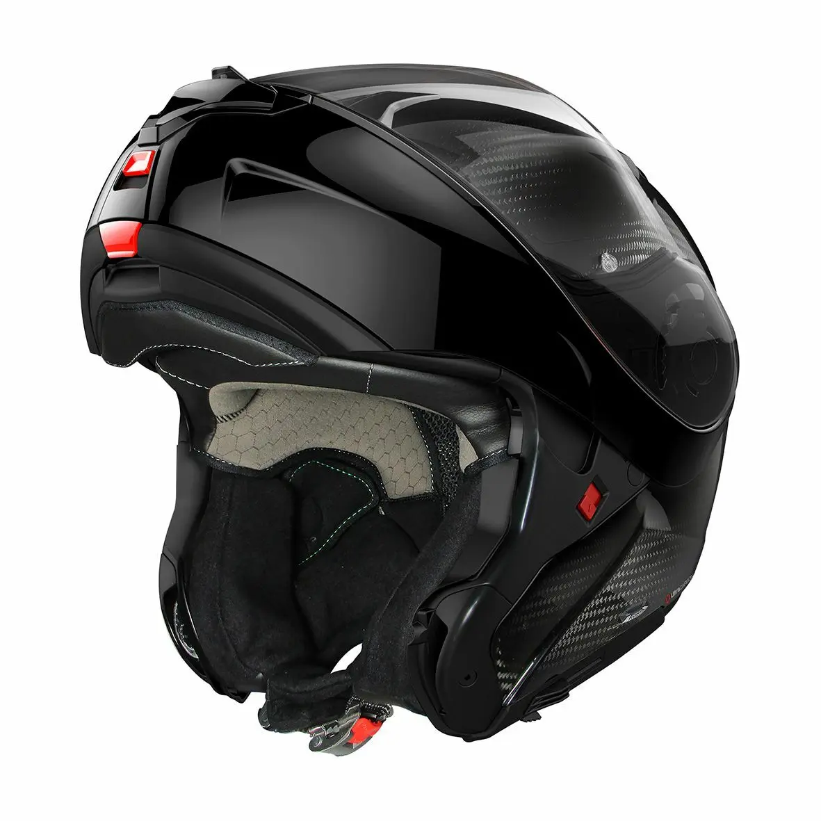 img_906c0b93045ea49c2b9c143d81142a75.jpg Casco Modulare X-LITE X-1005 ULTRA CARBON DYAD col. 2 OPACO - immagine 1