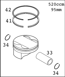 img_94b14158bd57c52d07a4239b22f383eb.png PISTONE ORIGINALE KTM EXC 520 - EXC 525 art. 590.30.007.000 II maggiorazione - immagine 1