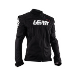 LEATT Giacca Moto 4.5 Lite ultra leggera e impermeabile con maniche rimovibili NERA