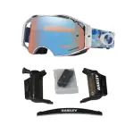 Mascherina CROSS OAKLEY AIRBRAKE TOMAC SIGNATURE CLEAR LENS 7046-70 + Roll Off