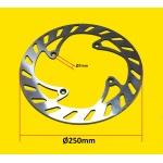 DISCO FRENO ANTERIORE per HM CRE 50