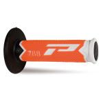 COPPIA MANOPOLE FUORISTRADA PROGRIP SERIE 788 ARANCIO/BIANCO/NERO