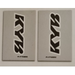 ADESIVI IN CRYSTAL PER FORCELLE TRASPARENTE KAYABA BLACK