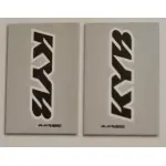 ADESIVI IN CRYSTAL PER FORCELLE TRASPARENTE KAYABA BLACK