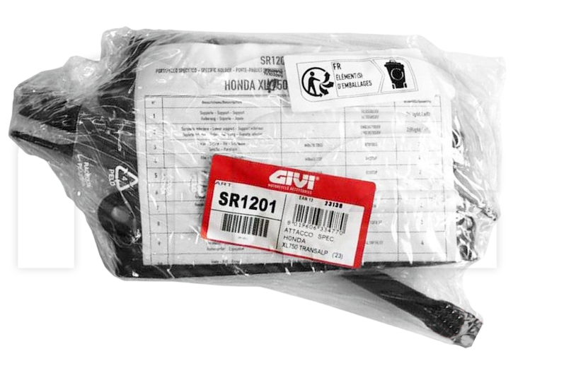 img_be005111fc972a15fed83c77e9d1805b.png SR1201 - Kit Montaggio per Piastra Bauletto Givi Monokey o Monolock per Honda Transalp 750 2023 - immagine 1