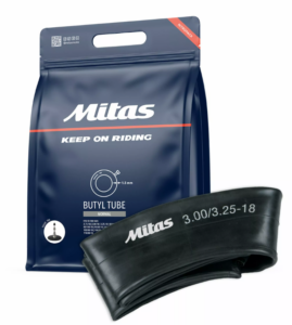 CAMERA D'ARIA RINFORZATA MITAS   100/110/120/ 100-18   120/90-18   130/120/ 80-18   140/80-18