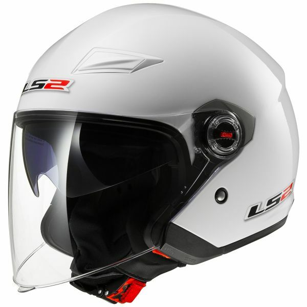 img_ced2f45000b4050b5b72ee98348fd879.jpg CASCO LS2 JET OF569 TRACK col. BIANCO LUCIDO - immagine 1
