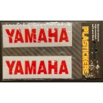 COPPIA ADESIVI YAMAHA CRYSTAL cm 11,5x3,7 art. 15629