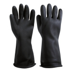 Antipioggia COPRIGUANTI UNISEX in gomma col. NERO