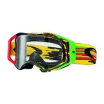Mascherina CROSS OAKLEY AIRBRAKE RASTA MX CLEAR LENS 7046-35