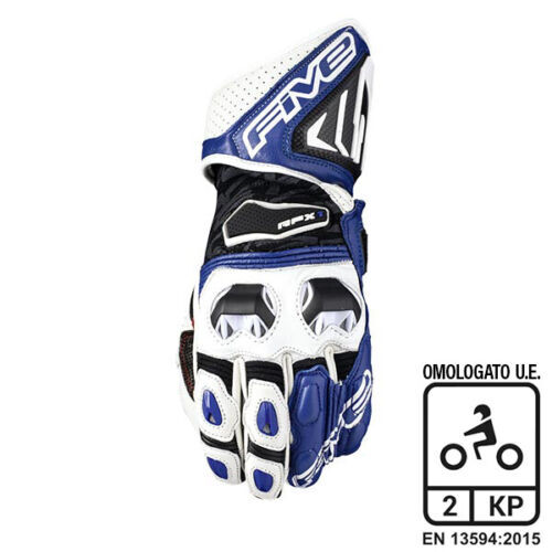 img_e946f83473fd53a0d900f085d8843f35.jpg Guanti FIVE racing RFX-1 WHITE/BLUE - immagine 1