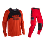 COMPLETO MAGLIA LEATT 4.5 LITE RED + PANTALONE LEATT 4.5 RED