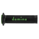 COPPIA MANOPOLE STRADALI DOMINO SERIE A010 NERO/VERDE