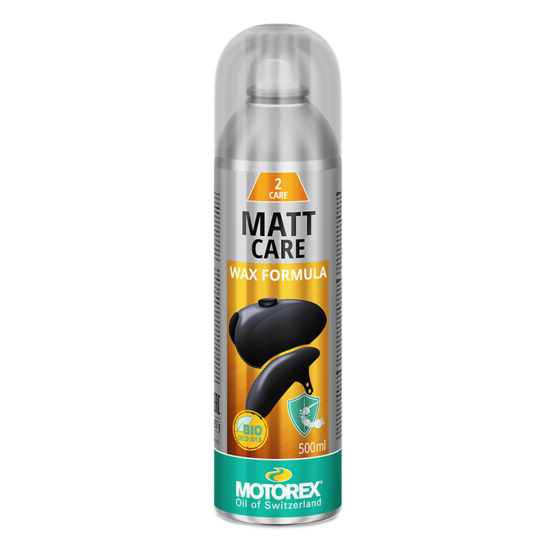 img_f38aa86d84a750f5b9350cbe44d0eb6d.jpg SPRAY MOTOREX MATT CARE - immagine 1