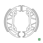 COPPIA GANASCE FRENO NEWFREN per GILERA e PIAGGIO mod. GF0263