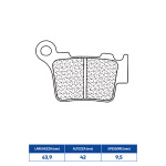 COPPIA PASTIGLIE FRENO POSTERIORI CL per KTM/HUSQVARNA/GASGAS e HUSABERG