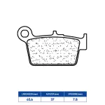 COPPIA PASTIGLIE FRENO POSTERIORI CL per BETA RR 50