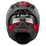 CASCO LS2 FF807 DRAGON CARBON col. TRAX RED ECE 22.06 - immagine 5