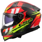 CASCO LS2 FF811 VECTOR II CARBON col. TANTIC RED ECE 22.06 - immagine 9
