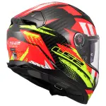 CASCO LS2 FF811 VECTOR II CARBON col. TANTIC RED ECE 22.06 - immagine 5