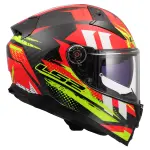 CASCO LS2 FF811 VECTOR II CARBON col. TANTIC RED ECE 22.06 - immagine 4