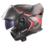 CASCO LS2 MODULARE FF901 ADVANT X col. CARBON FUTURE II RED - immagine 12