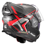 CASCO LS2 MODULARE FF901 ADVANT X col. CARBON FUTURE II RED - immagine 13