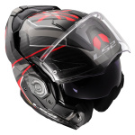 CASCO LS2 MODULARE FF901 ADVANT X col. CARBON FUTURE II RED - immagine 15