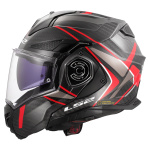 CASCO LS2 MODULARE FF901 ADVANT X col. CARBON FUTURE II RED - immagine 3