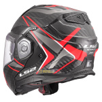 CASCO LS2 MODULARE FF901 ADVANT X col. CARBON FUTURE II RED - immagine 5
