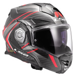 CASCO LS2 MODULARE FF901 ADVANT X col. CARBON FUTURE II RED - immagine 9