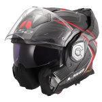 CASCO LS2 MODULARE FF901 ADVANT X col. CARBON FUTURE II RED - immagine 11