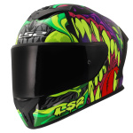 CASCO LS2 FF820 RAPID III col. LYCANT PURPLE GREEN ECE 22.06