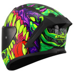 CASCO LS2 FF820 RAPID III col. LYCANT PURPLE GREEN ECE 22.06 - immagine 3