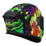 CASCO LS2 FF820 RAPID III col. LYCANT PURPLE GREEN ECE 22.06 - immagine 5