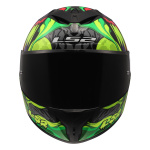 CASCO LS2 FF820 RAPID III col. LYCANT PURPLE GREEN ECE 22.06 - immagine 8