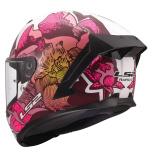 CASCO LS2 FF820 RAPID III col. POPPIES II ECE 22.06 - immagine 6