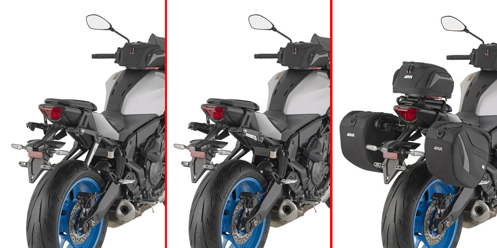 STL2173 - Telaietti specifici laterali Givi STEALTH per borse morbide EASY12 R/L per Yamaha MT-07 2025-2026