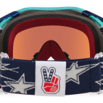 Mascherina CROSS OAKLEY AIRBRAKE TLD BLUE PRIZM LENS SAPPHIRE IRIDIUM 7046-H7 - immagine 4