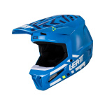 CASCO LEATT 2.5 CYAN con TECNOLOGIA 360° TURBINE