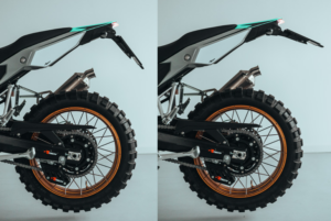Porta-targa REGOLABILE completo RACETECH mod. INTEGRA per KOVE 800 - immagine 6